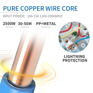 Enrouleur <span class=keywords><strong>de</strong></span> câble automatique 30/50M <span class=keywords><strong>avec</strong></span> 4 prises UK, support trépied réglable, prise universelle, extrémité mâle BS, extrémité femelle IEC - Product Image 4