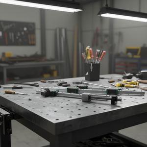 Kit de rail linéaire Hgr20 1000 mm avec vis à billes Rm1605 pour routeur CNC DIY, vis à billes en acier - Product Image 2