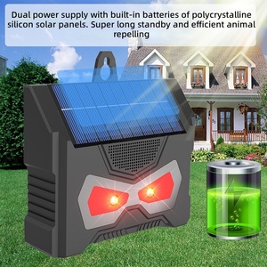 Piège à souris solaire étanche anti-oiseaux avec panneau solaire - Lutte <span class=keywords><strong>antiparasitaire</strong></span> écologique pour jardin et ferme en matériau ABS - Product Image 2
