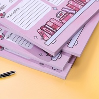 Personnalisable Funny Book Review Notepad Sticky Notes avec titre Auteur Publication Info pour bloc-notes