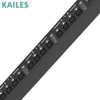 KAILES (KLS) Série PDU intelligente haute puissance 63A AC triphasé 12 prises 200-240VAC Unité de distribution d'alimentation industrielle robuste