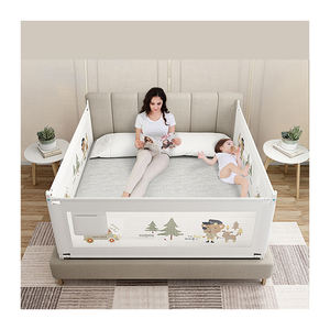 Barrière <span class=keywords><strong>de</strong></span> <span class=keywords><strong>lit</strong></span> pliable en métal au design original pour la sécurité des enfants, barrière <span class=keywords><strong>de</strong></span> <span class=keywords><strong>lit</strong></span> pour bébé, adaptée aux voyages, pour l'automne. - Product Image 3