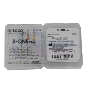 Tandheelkundige Bestanden <span class=keywords><strong>Soco</strong></span> <span class=keywords><strong>S</strong></span>-<span class=keywords><strong>ONE</strong></span> Plus Endodontische Roterende Niti Endo Bestand Klassieke Wortelkanaalbestanden Handleiding Ce Gecertificeerd Hoog Elastisch Voor - Product Image 2
