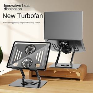 Commercio all'ingrosso 360 di fabbrica di rotazione regolabile per Laptop <span class=keywords><strong>Pad</strong></span> di raffreddamento per Notebook con 2 ventole di raffreddamento per msi <span class=keywords><strong>asus</strong></span> hp lenovo - Product Image 6