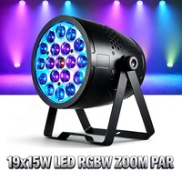 FEIYUEYUE DMX 350W RGBW LED Zoom Par Light avec zoom 6-60° pour événements urbains, mariages, fêtes et clubs