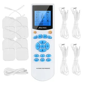 Digital Therapy Machine Massage 4 outputs Electronic Pulse Massager For Pain Relief Therapy