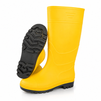 Chaussures de sécurité à embout d'acier pour hommes, type bottes de pluie, en promotion