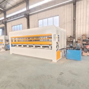 定制单板表面木胶合板家具地板木工机械液压热压机 - Product Image 2