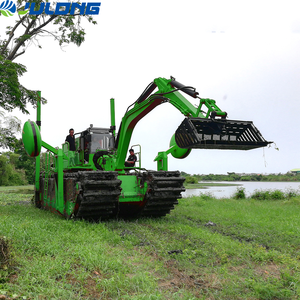 Drague amphibie autopropulsée d'entretien de chenal portuaire pour le nettoyage des berges - Product Image 1
