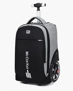 2024 Venta caliente logotipo personalizado ruedas niña niño escuela mochila rueda carretilla mochila escolar
