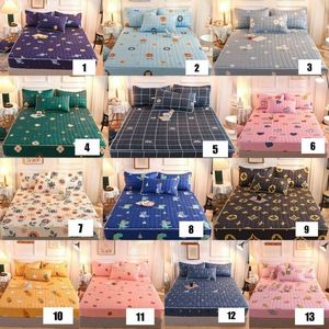 Set Sprei Quilted Penutup Kasur Anti Air dengan Penutup Bedspread Tetap untuk Sprei Fitted Bentuk Alas Mahjong - Product Image 1