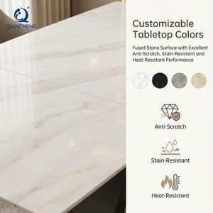 <span class=keywords><strong>Table</strong></span> <span class=keywords><strong>de</strong></span> Salle à Manger Extensible <span class=keywords><strong>de</strong></span> 3m, Ensemble Style Ferme pour 8 à 10 Personnes, Très Grande <span class=keywords><strong>Table</strong></span> à Manger Extensible à <span class=keywords><strong>Pied</strong></span> Unique pour 12 Places - Product Image 4