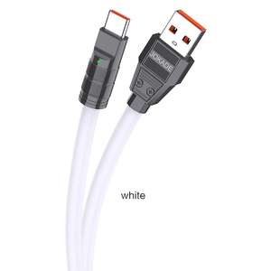 Cable de Datos y Carga Tipo-C JOKADE, 5A de Alta Corriente, Salida Estable, Carcasa de Aleación de Zinc, Cable Ignífugo, Luz LED de Carga - Product Image 5