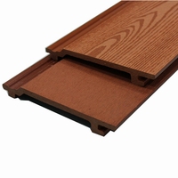 Nouveau revêtement mural extérieur Panneaux et panneaux muraux Revêtement décoratif Panneau de façade en bois composite en plastique grain 3d Wpc pour l'extérieur