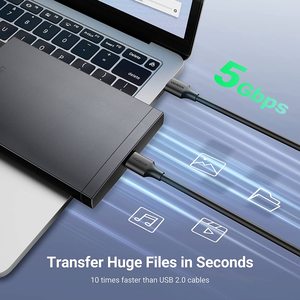 UGREEN USB to USB Cable USB 3.0 Male to Male Type a to Type a Data Cable <b>for</b> Data Transfer durability electronic accessories - Product Image 5
