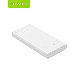 BAVIN PC050 공장 도매 프로모션 가격 powerbank 슬림 휴대용 10000mah 2 usb 전원 은행