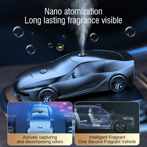 <span class=keywords><strong>Mini</strong></span> difusor de Aroma de coche pequeño Usb portátil <span class=keywords><strong>recargable</strong></span>, difusor de aceite esencial de <span class=keywords><strong>Perfume</strong></span> de aire de bajo ruido, forma de coche deportivo YS - Product Image 4