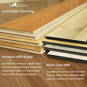 Suelo Laminado de Madera HDF AC3 AC4 AC5 de Diseño Moderno, Resistente al Agua, Sistema de Instalación Fácil Click, Cuadrado, 7mm 8mm 12mm - Product Image 2