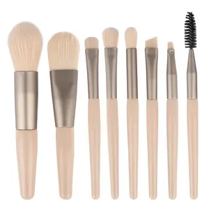 High Quality Manufacturer Spot Big MOQ Cheap 8PCS Makeup Brush Set for Face,Makeup Brush Set