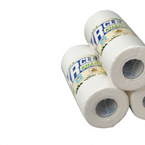 Lingettes de cuisine réutilisables écologiques 100 feuilles 1 pli blanc non tissé alternative au papier absorbant très absorbant KRClean Vietnam - Product Image 1
