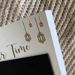 Pafu islamico Ramadan attività per bambini arredamento mutevole Iftar Time Suhur Time lavagna di oggi Iftar Time lavagna - Product Image 6