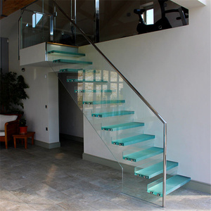 Escaliers droits écologiques <span class=keywords><strong>Escalier</strong></span> flottant à poutre invisible <span class=keywords><strong>d</strong></span>'excellente qualité Escaliers modernes et élégants Bibliothèque - Product Image 1