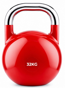 Kettlebell en acier réglable NOVISON Jk-26626-02 avec poignée ergonomique, code couleur, qualité professionnelle, pour CrossFit et musculation à domicile - Product Image 3