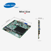 Placa Base Mini ITX ITX-B413_J1210L, Fabricante Celeron J4125, 2 LAN, 10 COM (RS323/485/422), DDR4, Ultra Delgada