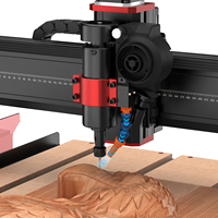 Máquina CNC Router Shenzhen TTC 6050 de 3/4 Ejes, 600*500mm, de un Solo Husillo, para Grabado en Madera, Escultura Artística y Manualidades