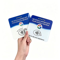 Panneau de table intelligent personnalisable en acrylique avec code NFC RFID QR pour utilisation hôtelière, étanche, résistant aux intempéries, compatible Android, Google Reviews