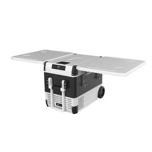 ثلاجة سيارة سعة 45 لتر تعمل على تيار 12 فولت سريعة التبريد للتخييم مجمد كهربائي محمول مبردات متنقلة ثلاجة سيارة صغيرة مع صانع ثلج - Product Image 1