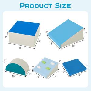 Túnel de Espuma Suave para Interiores, Material Apto para Niños, Juguete de Escalada para Niños Pequeños con Túnel, Escalones y Rampa - Product Image 4