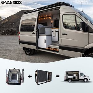 Kit complet de conversion intérieure pour camping-<span class=keywords><strong>car</strong></span> avec lit coulissant rétractable et cuisine - Product Image 1
