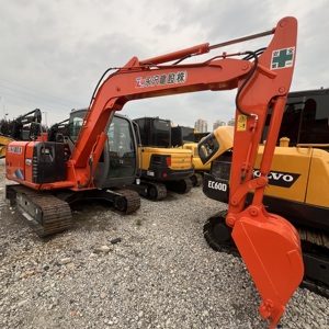 Mini-excavatrice sur chenilles d'occasion HITACHI ZX60 du Japon, excavatrice d'occasion Hitachi ZX60 ZX70 ZX80 en bon état à vendre - Product Image 2