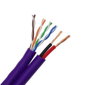 Tốc độ cao Ethernet cáp mạng CAT5E/Cat6 ccag/CCA/hcca/đồng UTP/FTP CAT5E + 2C với điện 2C 5*0.37 mét CCTV Cáp máy ảnh - Product Image 2