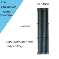 Pièces d'équipement de restauration : Grille de cuisson en fonte durable pour barbecue à gaz et gril à charbon