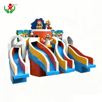 Divertido Tobogán Acuático Inflable con Diseño de Cerveza, Tobogán Acuático Inflable Comercial para Adultos, para Fiestas, Festivales y Eventos al Aire Libre