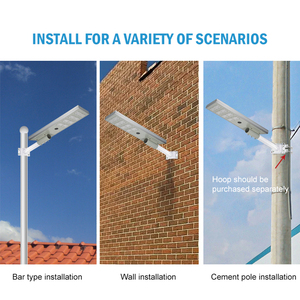 Autoroute Ip65 étanche Charge rapide tout en un intégré Smd extérieur 60w 120w 180w 220w Led éclairage de rue - Product Image 3