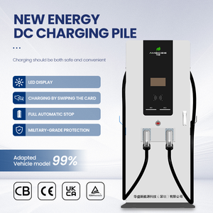 Cargador Rápido para Vehículos Eléctricos de Corriente Continua Comercial, 60 kW, 160 kW, CCS1, IP54, Estación de Carga de Pie, OCPP1.6J, Pago por Aplicación RFID, Entrada de 380 V - Product Image 3