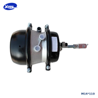 Chambre de frein à air FAW Aowei Hanwei J6, tige de poussée 280 mm, port 22x1.5, centres 120 mm pour réparation de freins de camions lourds, pièces en gros