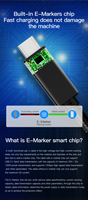 Proveedor MFI USB tipo C 3,2 100W 20Gbps Cable 4K pantalla 3FT 6FT certificado USB C a C Cable para iPhone 15 logotipo personalizado