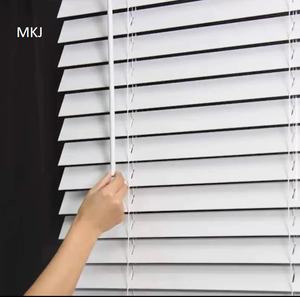 Tende a Rullo in Finto <span class=keywords><strong>Legno</strong></span> PVC con Controllo Manuale Senza Cavi, 2 Pollici, Colore Bianco, per Interni - Product Image 2