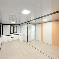 Meilleure Vente Prix Bas Maison Conteneur Modulaire Extensible en Acier de 20 Pieds, Appartement Préfabriqué Moderne à Deux Chambres