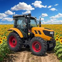 Tracteur agricole 4x4 haute productivité 120 CV avec cabine, système hydraulique robuste et levage élevé pour la gestion moderne des cultures aujourd'hui