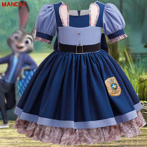 Costume de cosplay Judy le lapin du zoo, nouveau costume de cosplay pour fille, robe de policière, jeu de rôle, déguisement classique d'Halloween, ensemble de performance scénique - Product Image 2