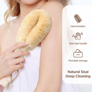 Spazzola da Bagno in Sisal 100% Naturale, Esfoliante per <span class=keywords><strong>Pelle</strong></span> <span class=keywords><strong>Secca</strong></span> e per Doccia - Product Image 2