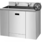 Pia de Aço Inoxidável Integrada para Uso Interno e Externo 304 para Varanda, Laboratório, Residência e Fábrica Sem Rodízios - Product Image 1