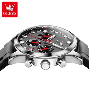 Olevs 5602 marque chronographe montres à Quartz Sport étanche horloge homme <span class=keywords><strong>montre</strong></span>-bracelet pour hommes Relogio Masculino <span class=keywords><strong>Montre</strong></span> Relojes Uhr - Product Image 3