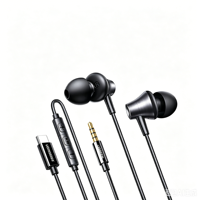 Écouteurs intra-auriculaires filaires UGREEN EP103 avec transducteur dynamique de 10 mm, micro, contrôle du volume, isolation du bruit, prise Type-C/3,5 mm pour smartphone et ordinateur portable