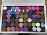 Palette de fards à paupières personnalisée avec logo privé, forme ronde ou carrée, 500 couleurs disponibles